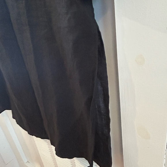 Eileen Fisher Bateau Linen High Low Oversized Tunic top Large - Picture 2 of 6